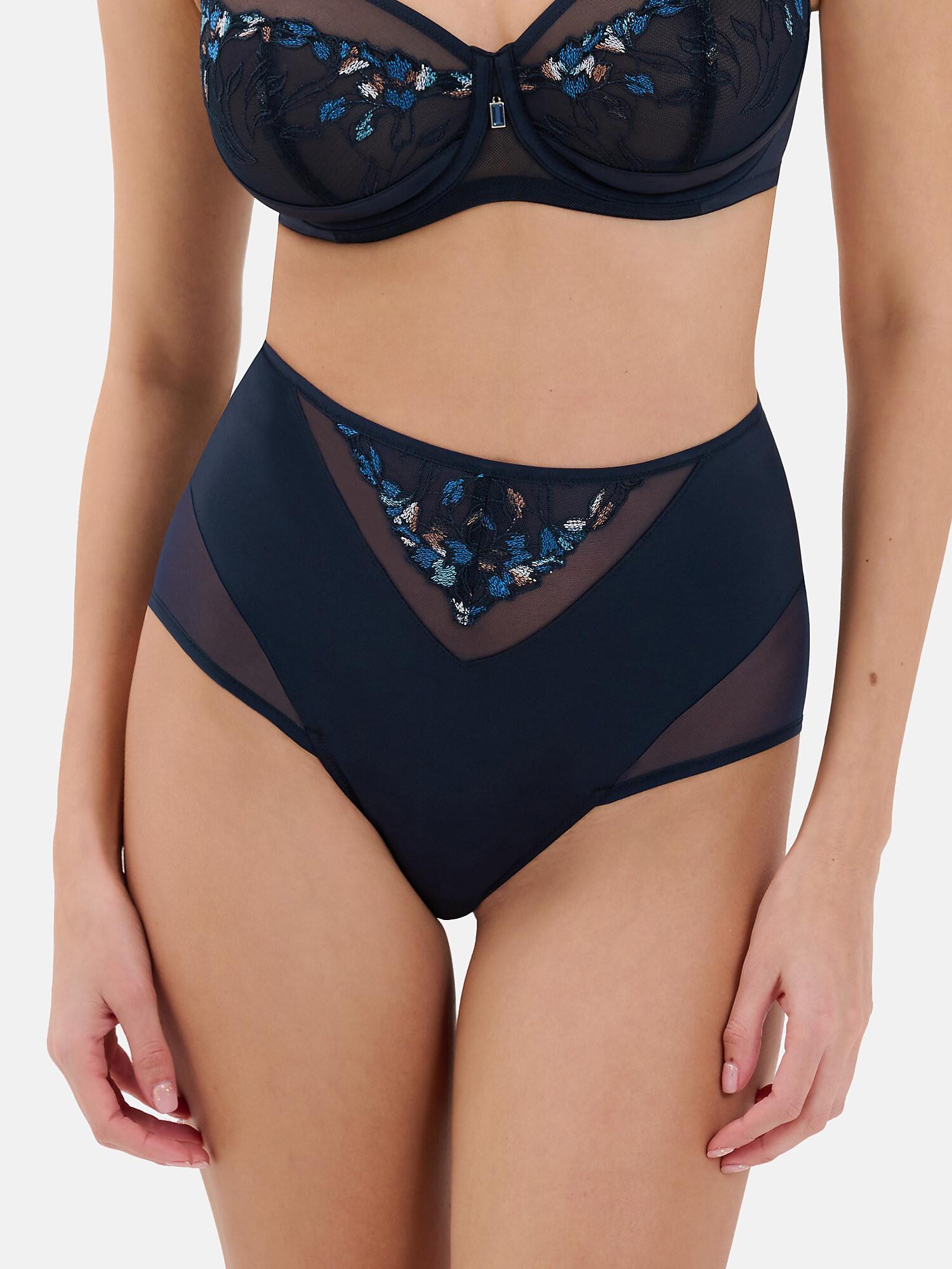 Image of Slip Mit Hoher Taille Mirabelle Damen Blau 40