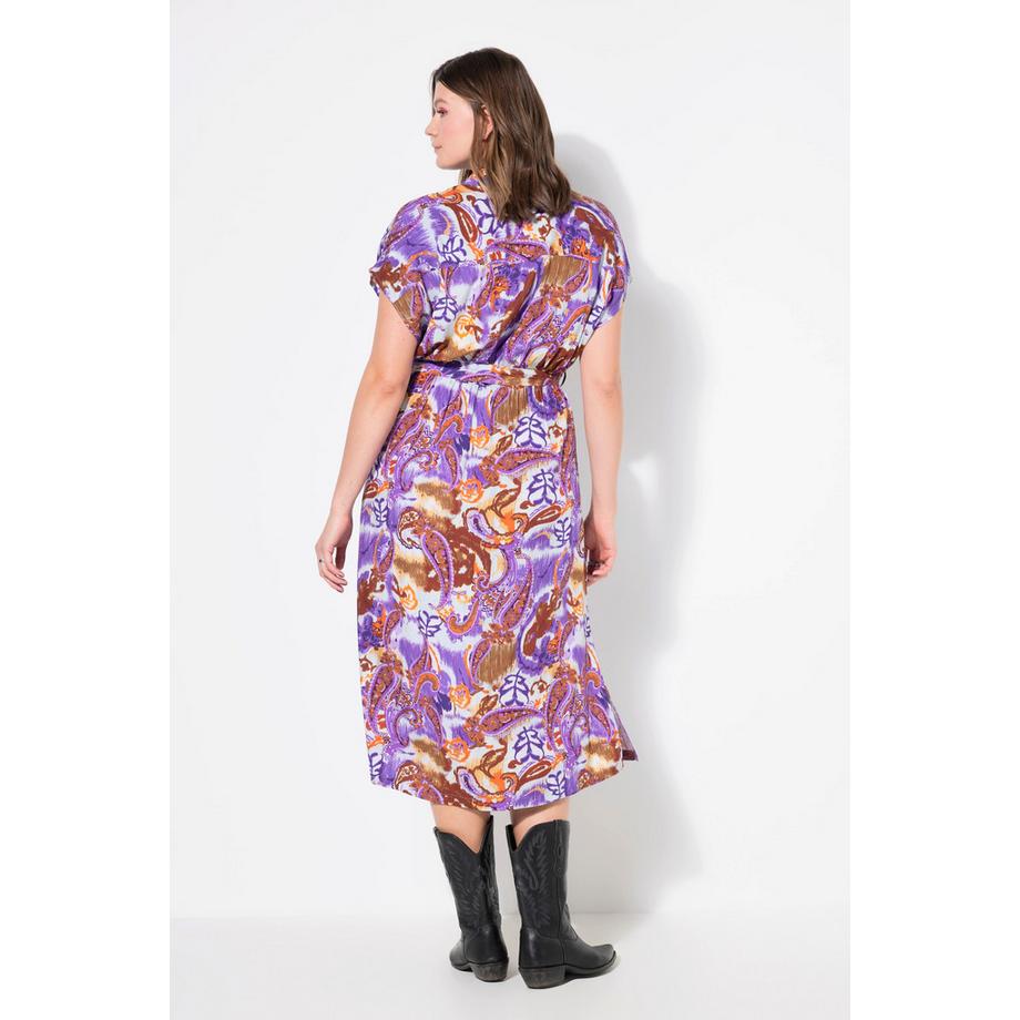 Studio Untold Robe Maxi Oversize Imprimé Cachemire  