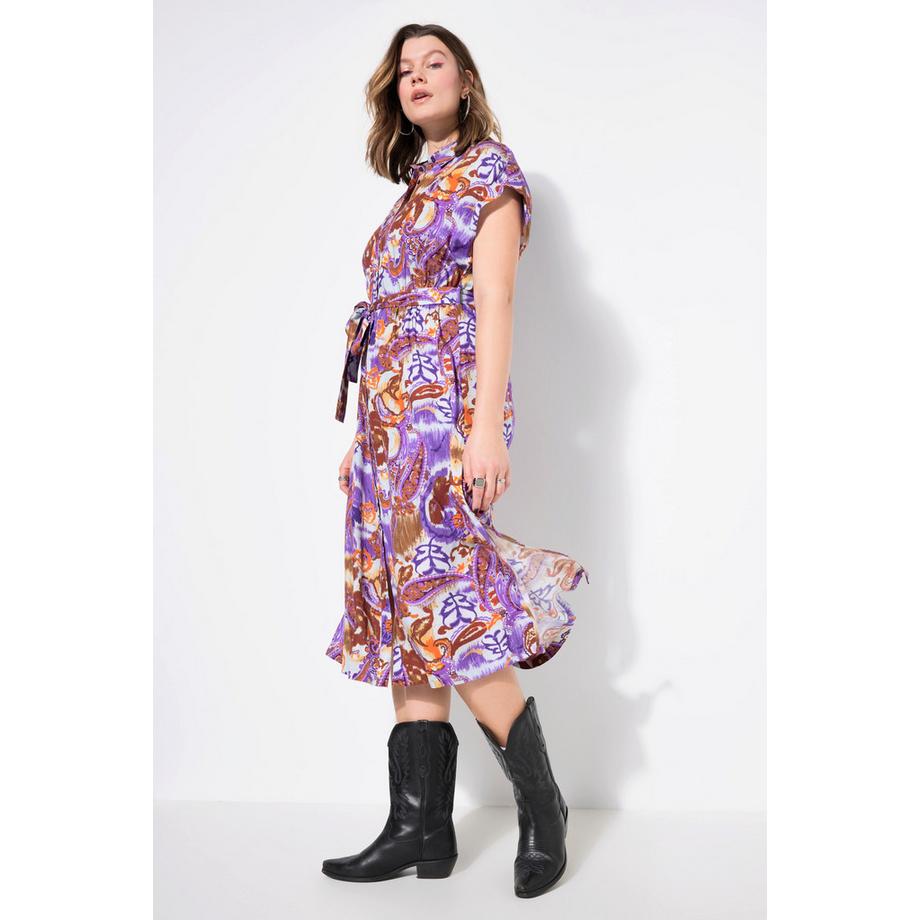 Studio Untold Robe Maxi Oversize Imprimé Cachemire  