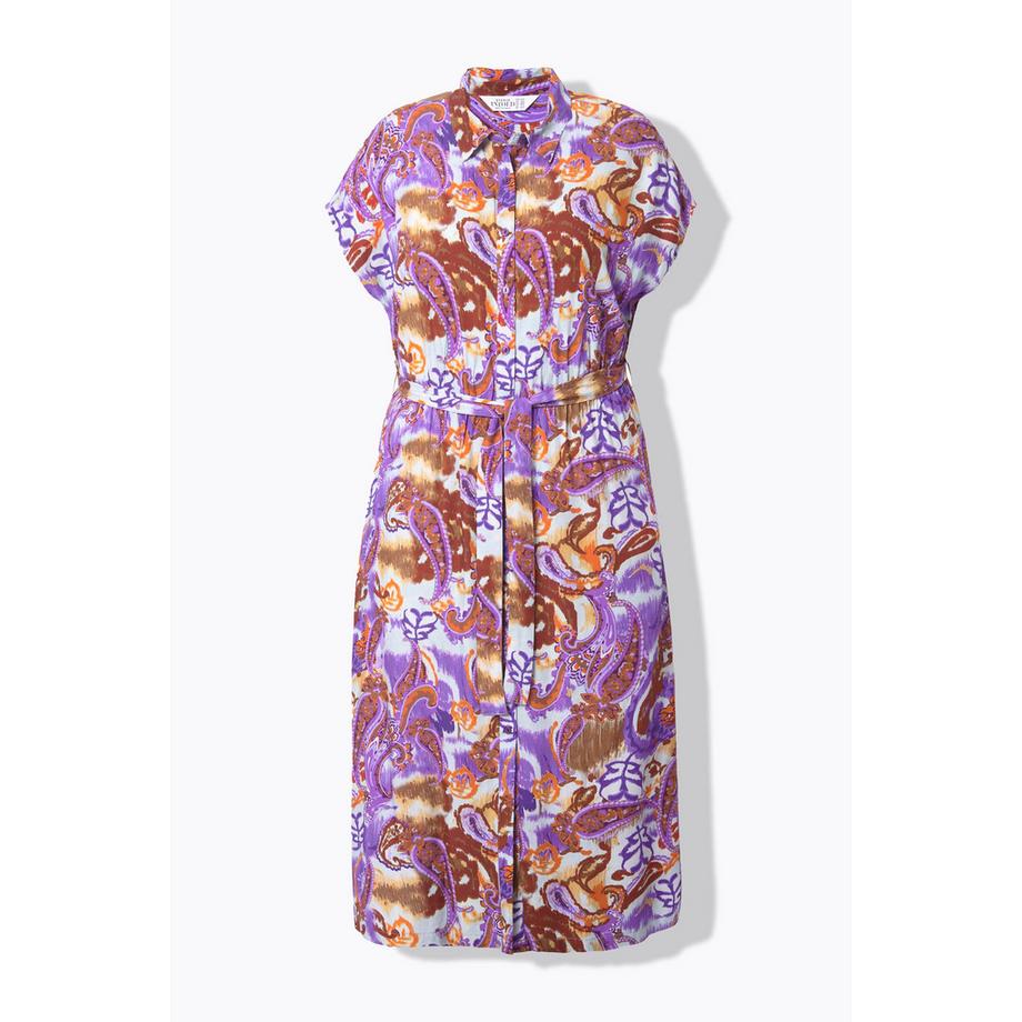 Studio Untold Robe Maxi Oversize Imprimé Cachemire  