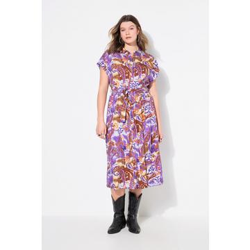 Maxi abito dal taglio oversize con stampa Paisley