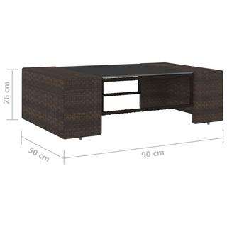 VidaXL Garten-lounge-set poly-rattan  