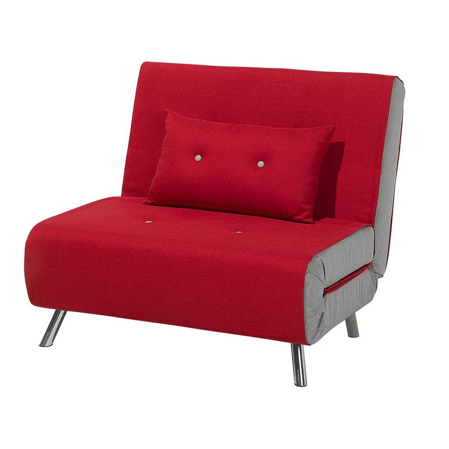 Beliani Schlafsofa aus Stoff Retro FARRIS  
