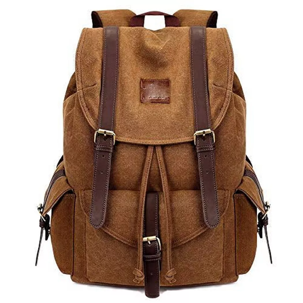 Only-bags.store - Schulrucksack Wanderrucksack Reisetasche Laptoprucksack Outdoor Sport Freizeit Daypacks, für Damen, Braun, Größe Onesize
