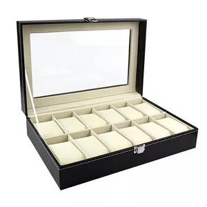 Premium-Uhrenbox – 12 Uhrenfächer