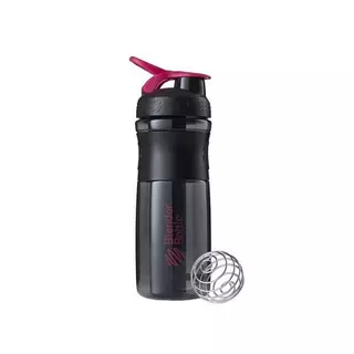 Blender Bottle  28oz / 820ml BlenderBottle SportMixer Flip, Black/Pink 