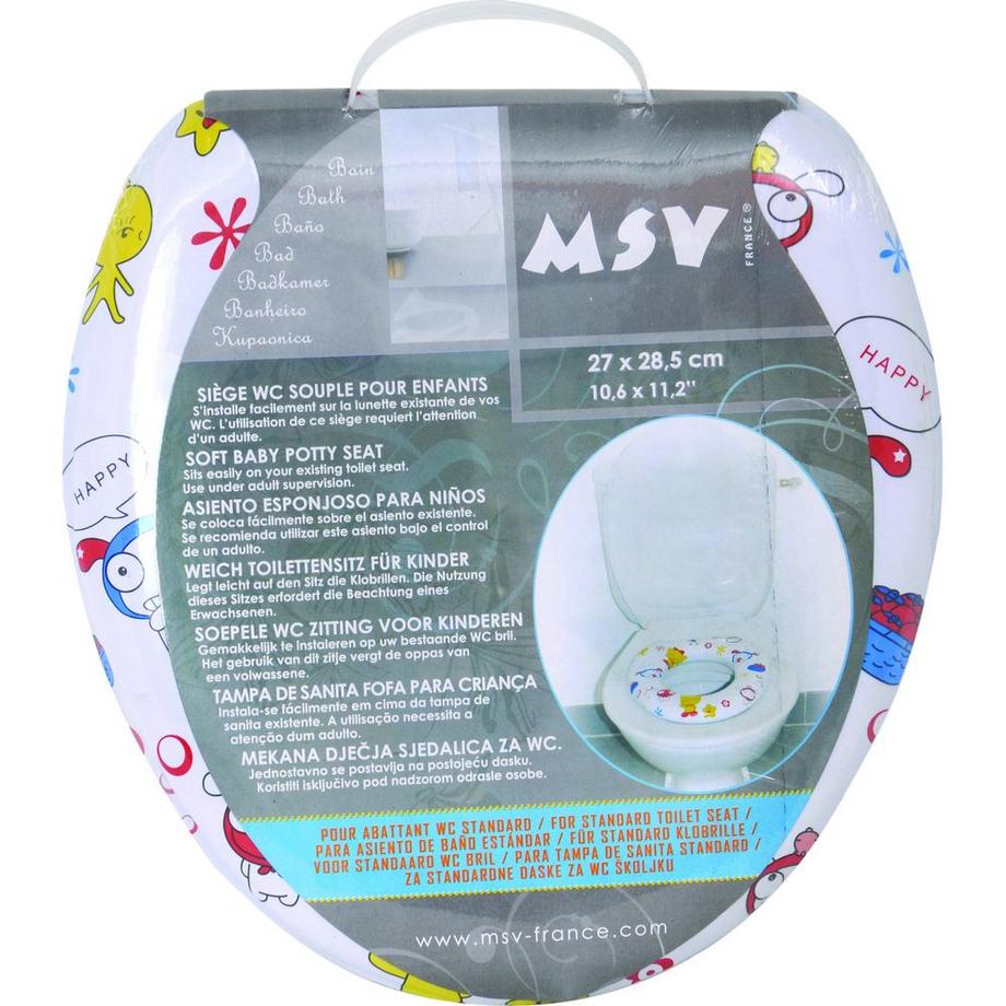 MSV Siège de toilette pour enfants  doux  