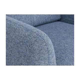 Vente-unique Fauteuil en tissu MAGELAN - Bleu clair  