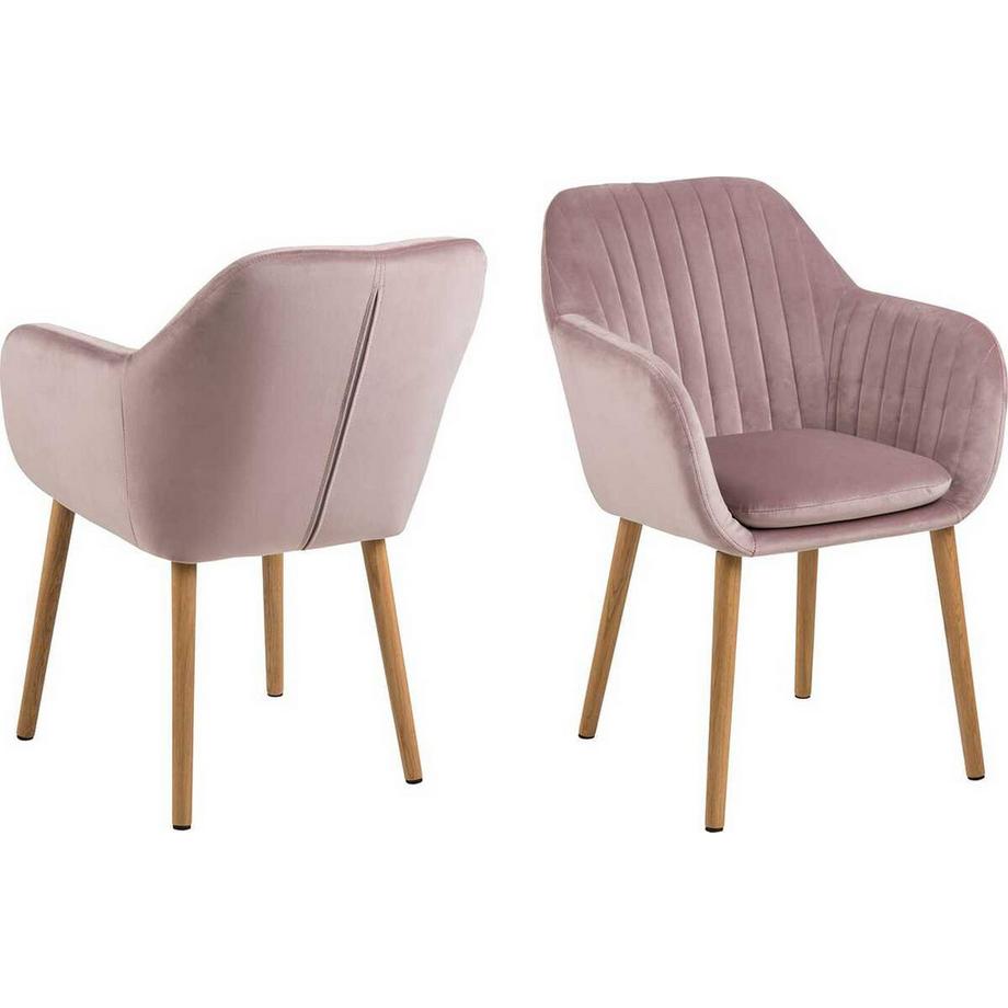 Poltrona Milano rovere rosa polveroso