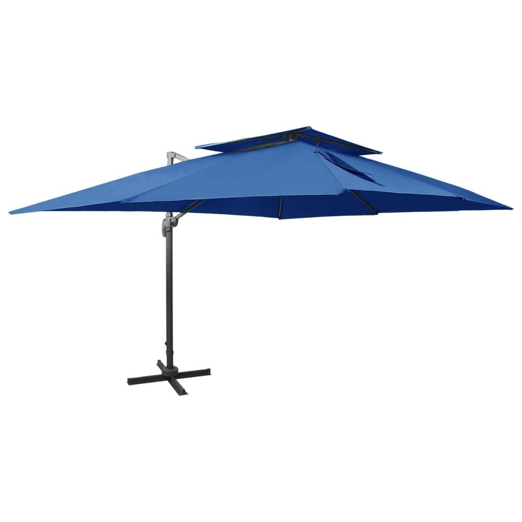 VidaXL Parasol de jardin en porte-à-faux  