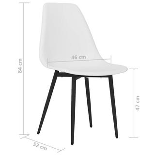 VidaXL Chaise de salle à manger polypropylène  