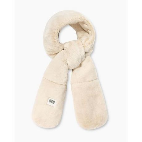 UGG  OBLONG FAUX FUR SCARF-0 