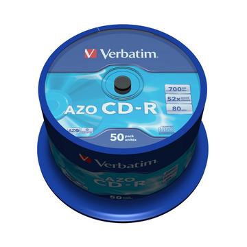Verbatim CD-R AZO Crystal 700 MB 50 pz