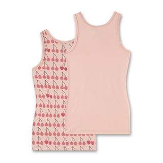 Sanetta  Mädchen-Unterhemd (Doppelpack) Kirschen 