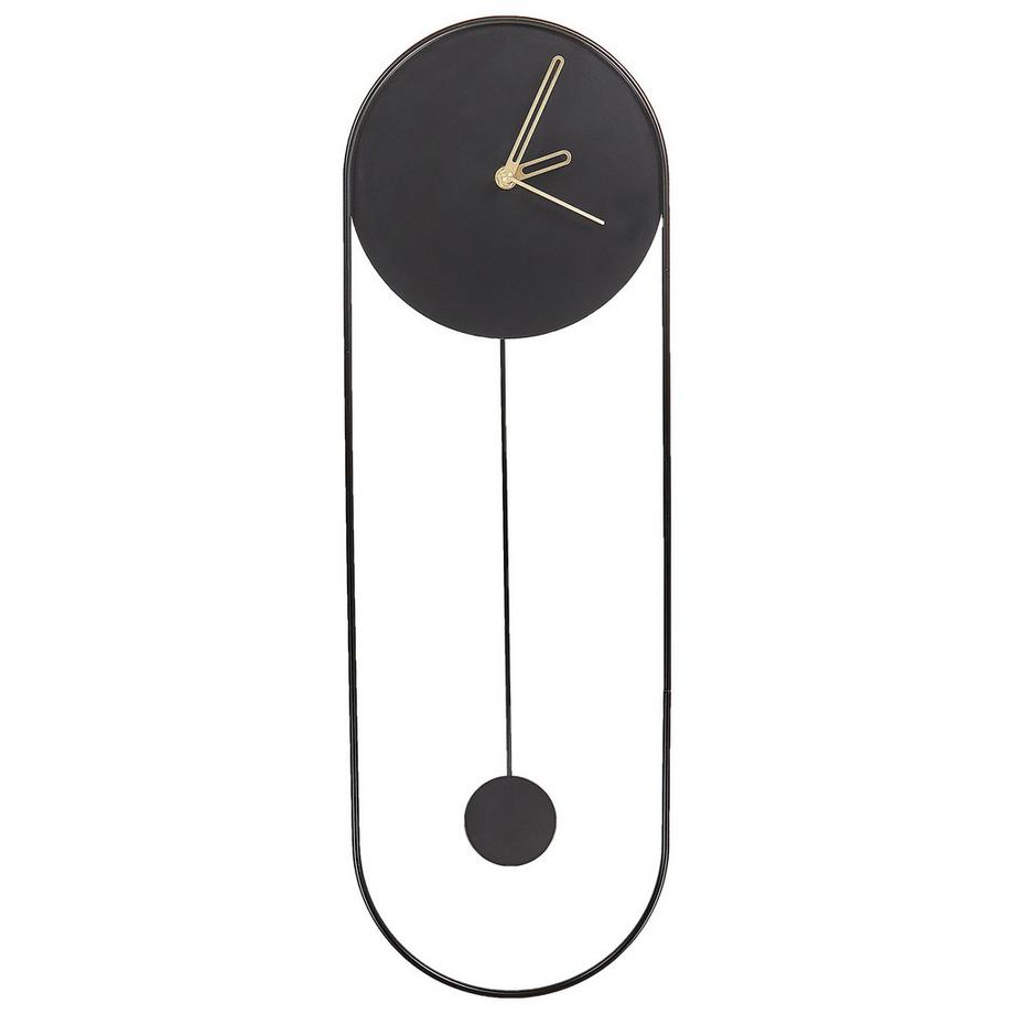 Beliani Orologio a pendolo en Acciaio Moderno SALVAN  