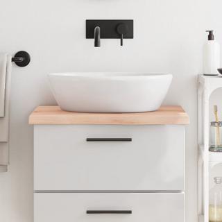 VidaXL  Comptoir de salle de bain bois de chêne 