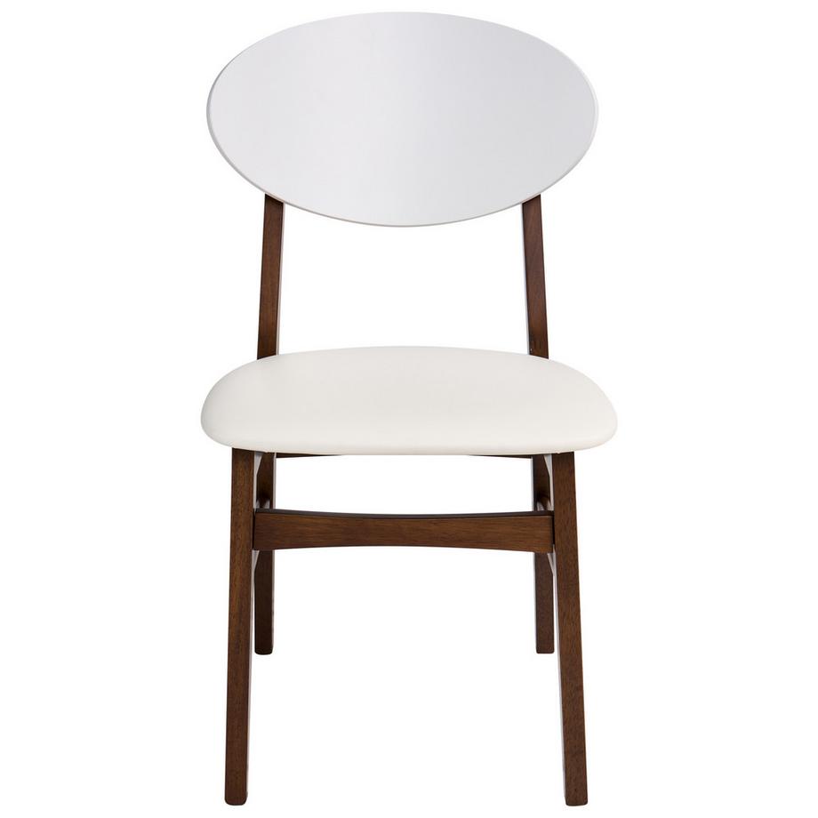 Beliani Lot de 2 chaises de salle à manger en Bois d'hévéa  AMERY  