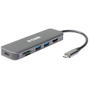 Hub USB-C 6 en 1 avec Power Delivery