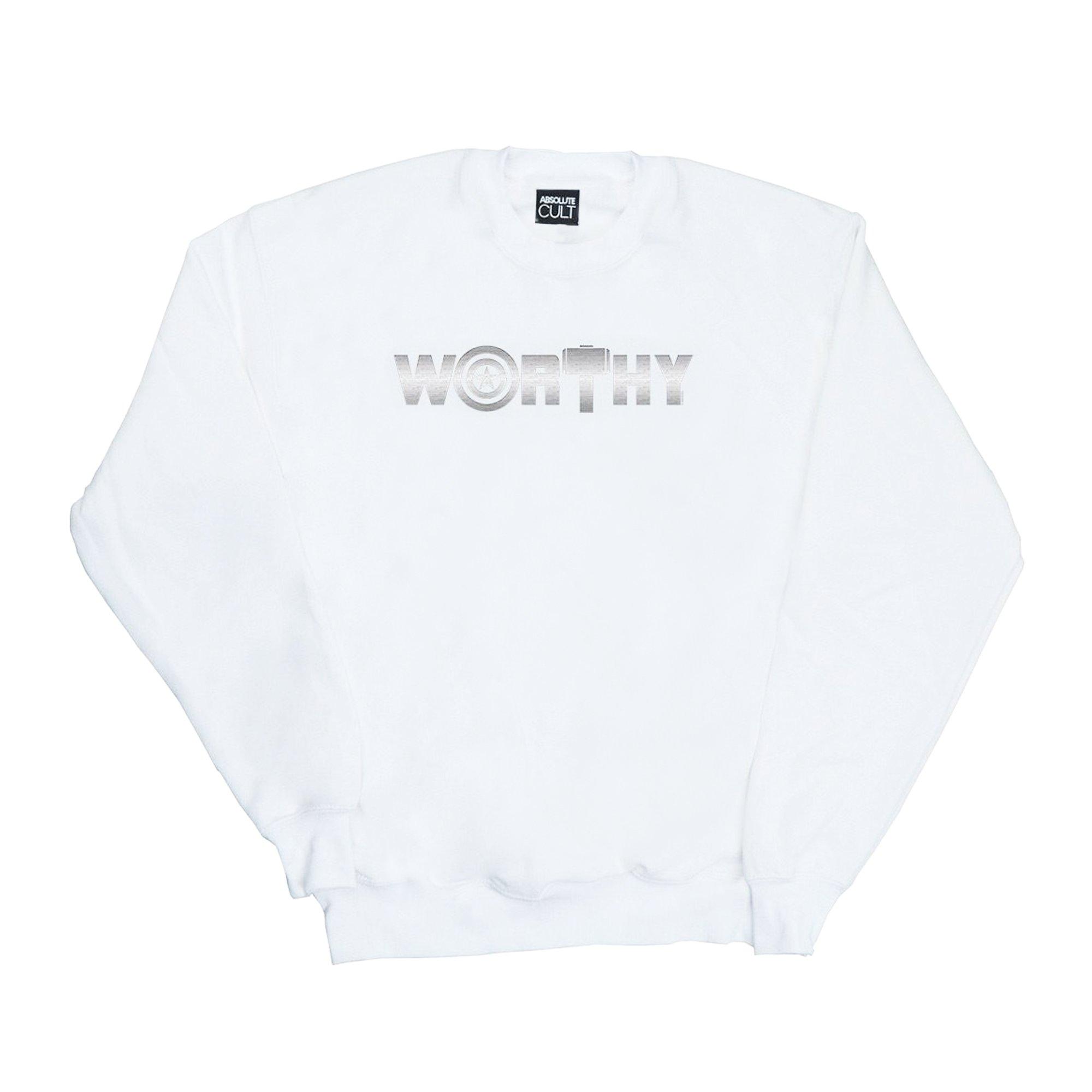 Image of Avengers Endgame Worthy Sweatshirt Damen Weiss M