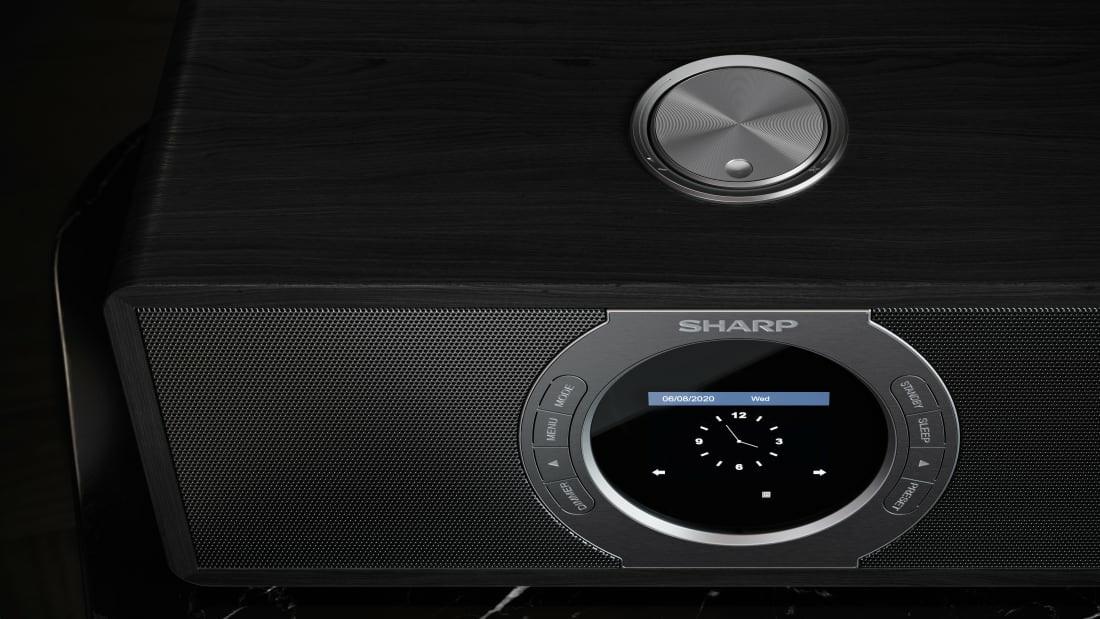 SHARP  Sharp DR-I470 PRO Horloge Analogique et numérique Noir, Acier inoxydable 