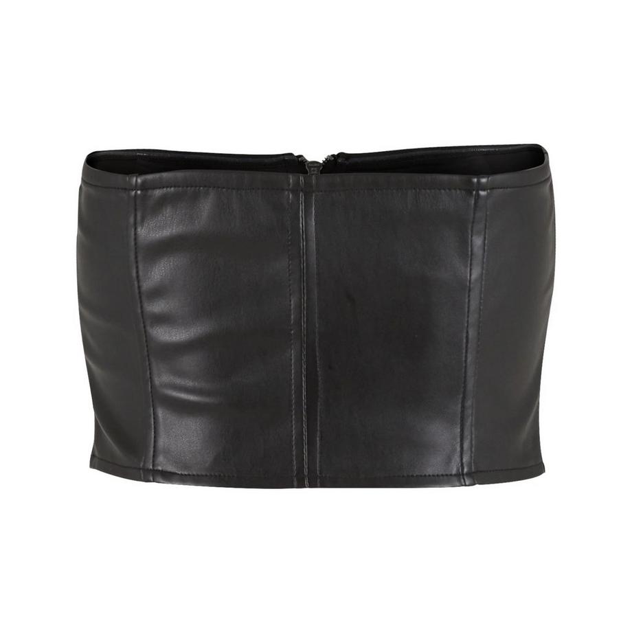 URBAN CLASSICS Top Bandeau con Cerniera Anteriore  
