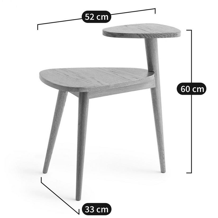 La Redoute Intérieurs Bout de canapé vintage double plateau  