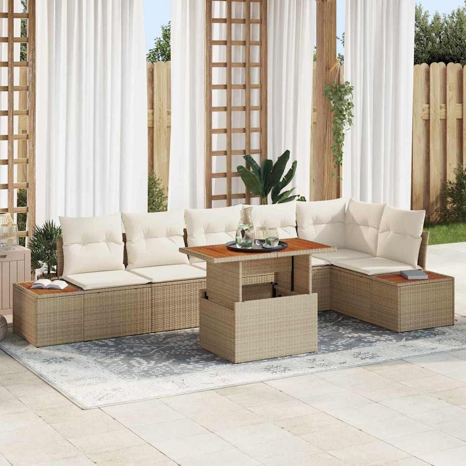 VidaXL Mobili da Esterno Polyrattan  