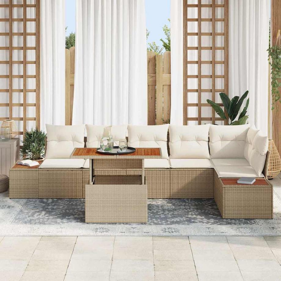 VidaXL Mobili da Esterno Polyrattan  