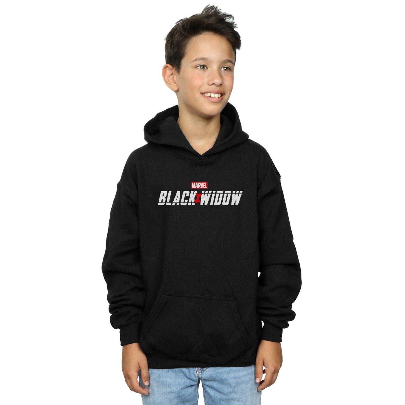 MARVEL  Black Widow Movie Logo Kapuzenpullover 