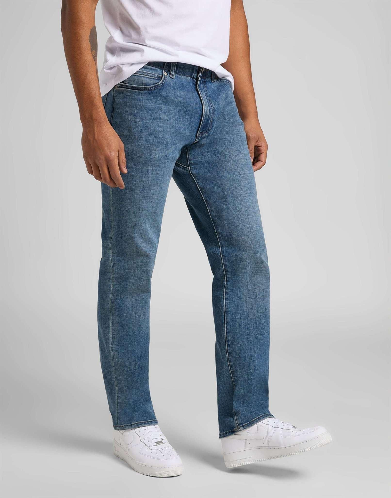 Image of Jeans Straight Leg Mvp Herren Blau Denim L34/W36