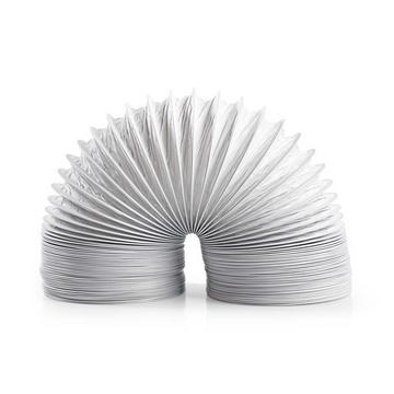 Luftauslassschlauch PVC | 100 mm | 1,50 m | Geeignet für: Entlüftung / Wäschetrockner | Weiß