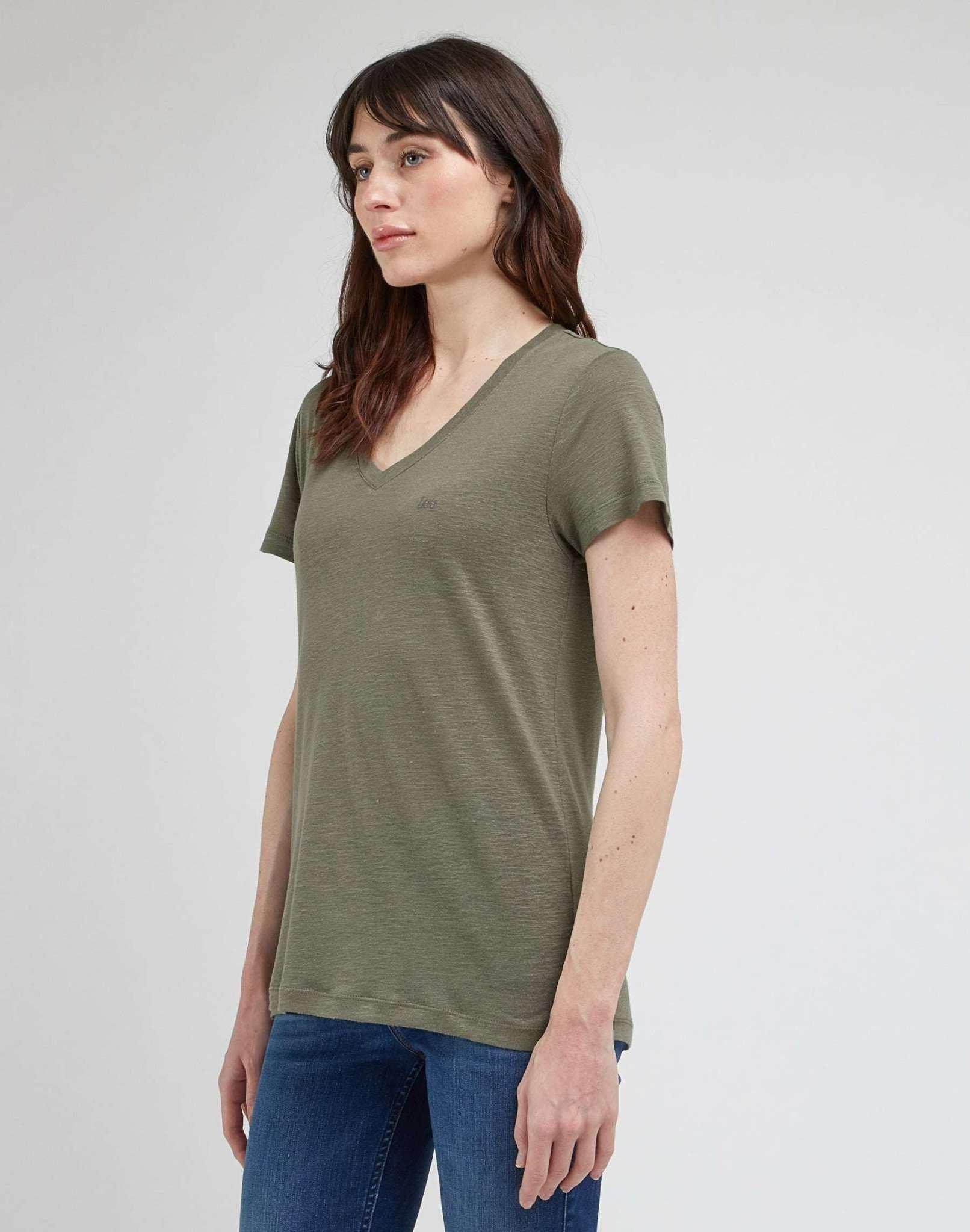 Lee  T-Shirts V Neck Tee 