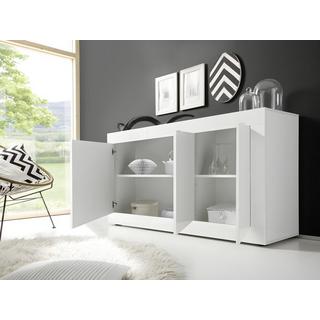 Vente-unique Credenza COMETE 3 ante Bianco laccato  