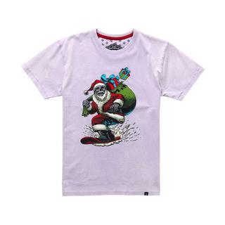 Joe Browns  Neuartiges Snowboarding Santa Tee 