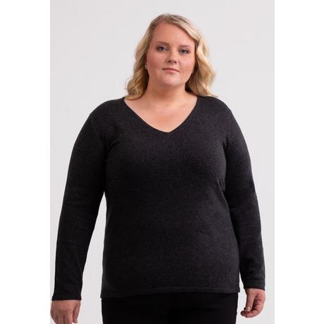 CASH-MERE.CH  Kaschmir V-Ausschnitt Pullover 