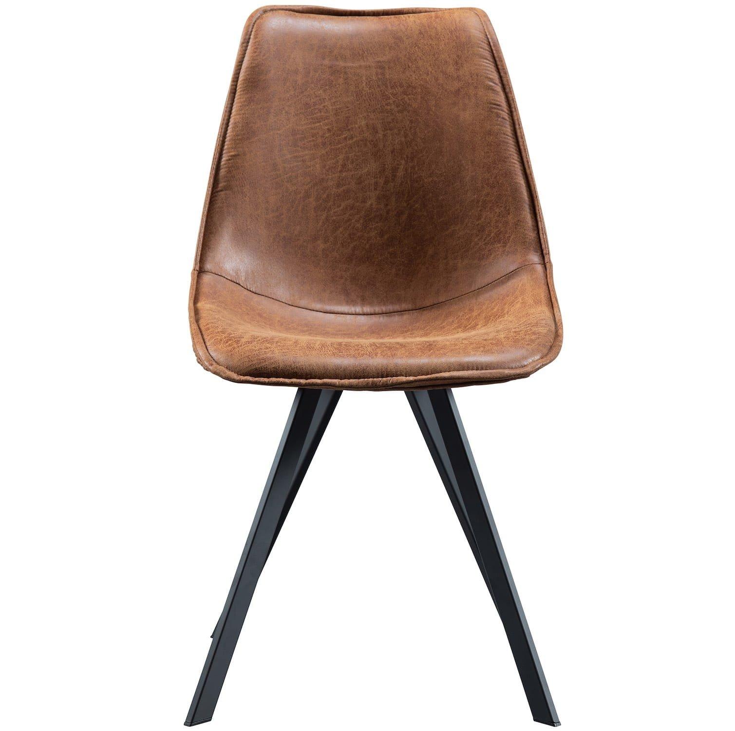 mutoni Swen chair cognac (set di 2)  