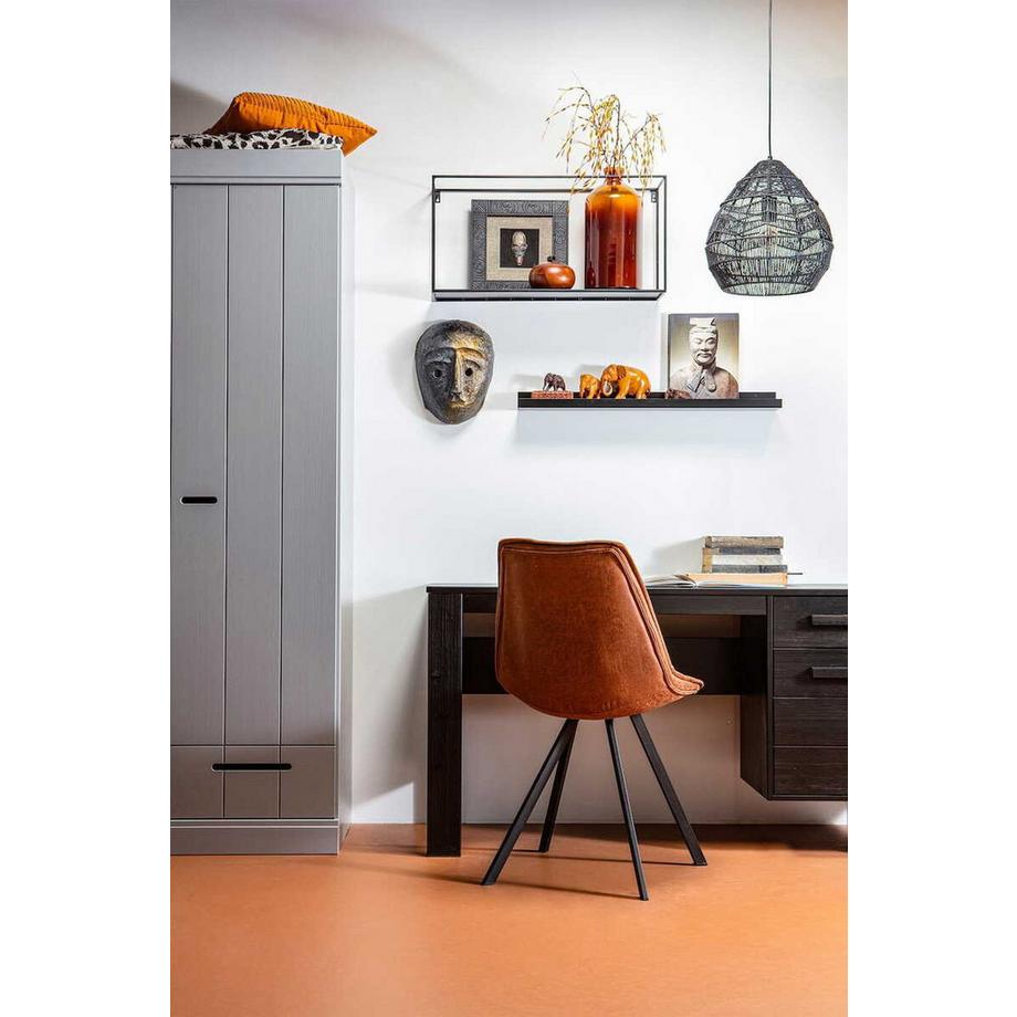 mutoni Chaise Swen cognac (lot de 2)  