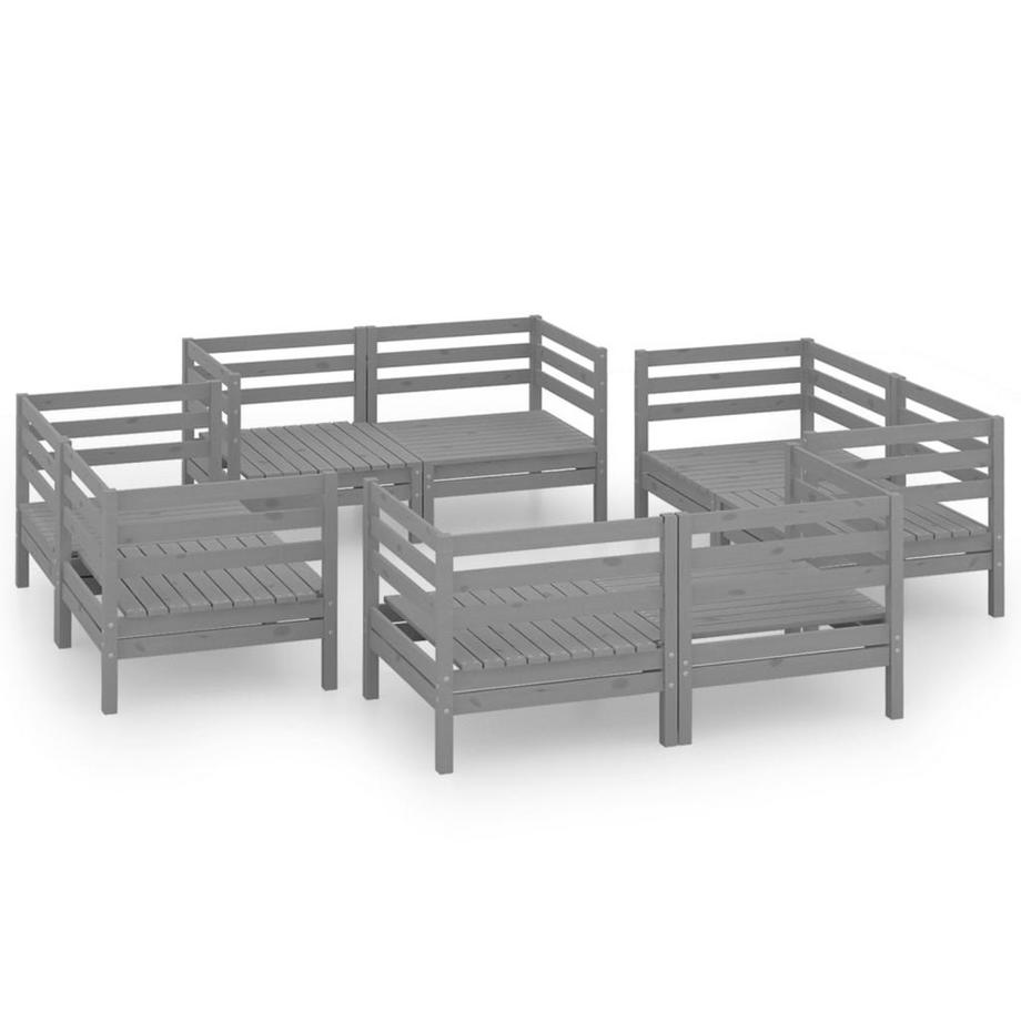 Ensemble de meubles de jardin bois de pin
