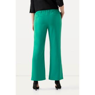 Ulla Popken Pantalon de tailleur jambe droite large taille élastique  