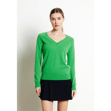 LILLY 6 Maglione con scollo a V - 100% cashmere