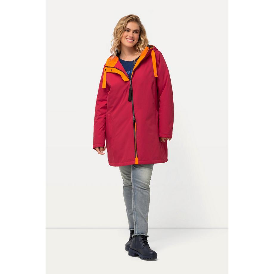 Ulla Popken HYPRAR Outdoorjacke wasserdicht mit 2-Wege-Zipper  
