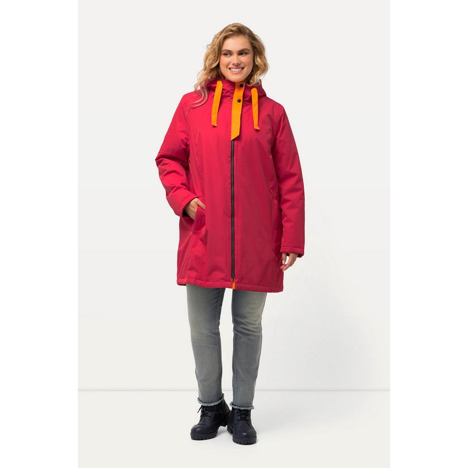 Ulla Popken HYPRAR Outdoorjacke wasserdicht mit 2-Wege-Zipper  
