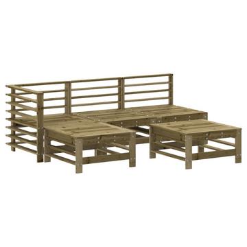 set salotto da giardino Legno di pino impregnato