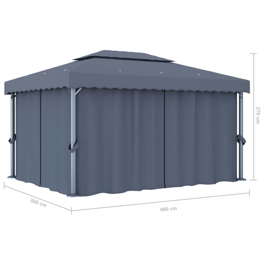 VidaXL Pavillon aluminium  