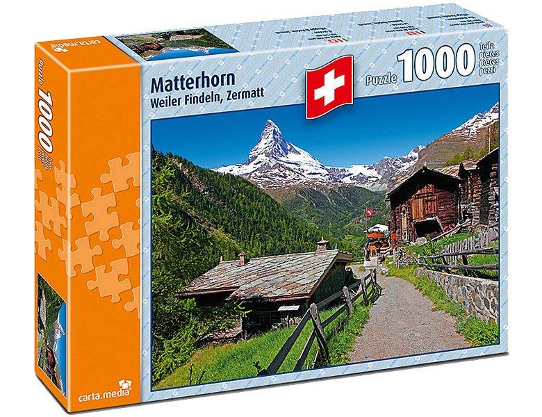 Image of Puzzle Matterhorn, Weiler Findeln Zermatt (1000Teile)