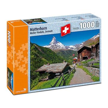 Puzzle Matterhorn, Weiler Findeln Zermatt (1000Teile)