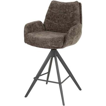 Chaise de bar Lounge Rich taupe