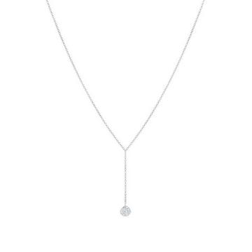 Halskette Y-Kette Kugel Kristalle