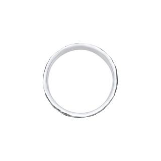 Kuzzoi  Ring  Bandring Organic Struktur 925 Silber 