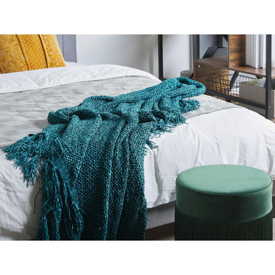 Beliani Moderne Polyester Kuscheldecke  